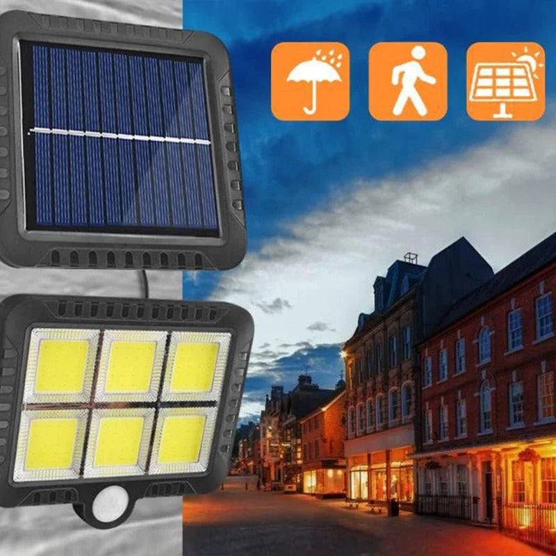 1+1 Proiector LED solar cu senzori de lumina LP-0067