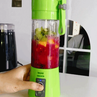 1+1 GRATIS: Mini Blender Portabil Smoothie USB Reincarcabil | FreshJuicerPro pentru Sucuri Shake-uri | Mixare Rapida