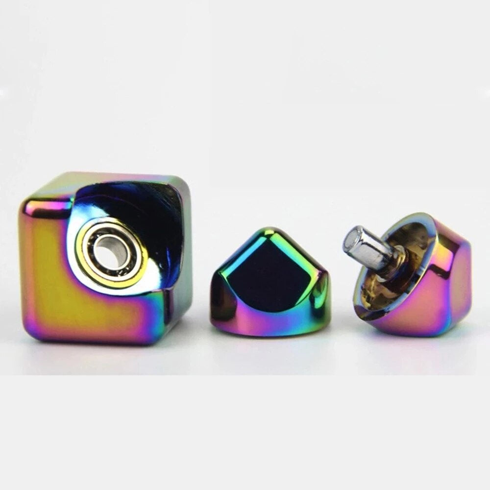 Cub multicolor interactiv 1+1 CADOU, pentru relaxare, Fidget Spinner