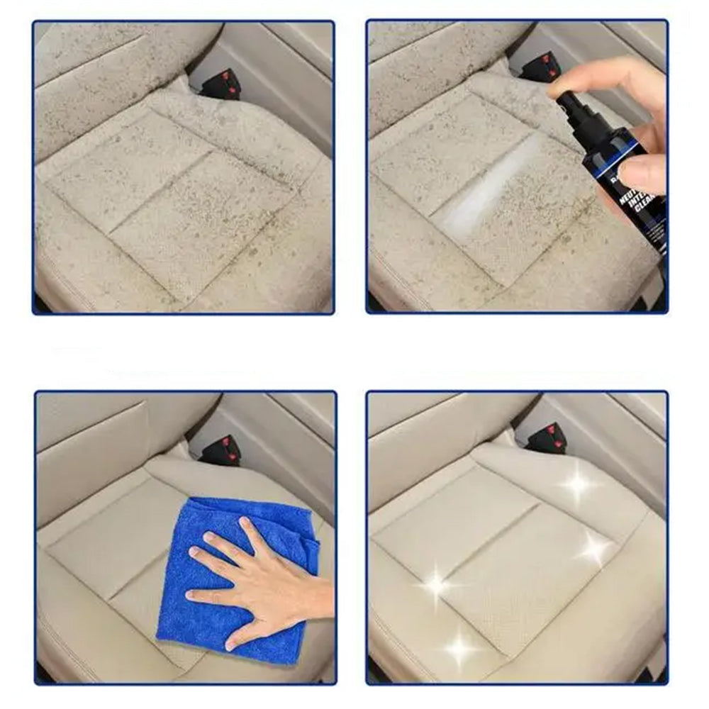 Solutie Detailing pentru Curatare Interior, Elimina Mirosurile Neplacute, Indeparteaza Petele, Textil, Piele, Plastic, 100 ml