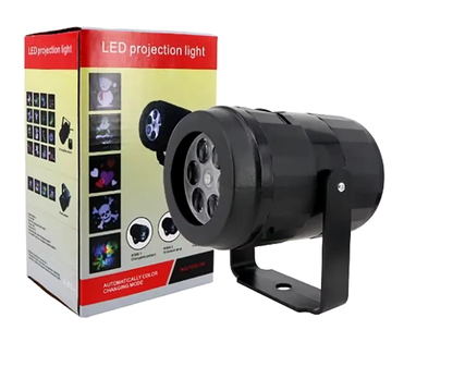 Proiector Laser Craciun, 12 moduri de iluminare, Exterior, IP44, 6W, 100 - 240V, 50 - 60Hz, Multicolor