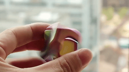 Cub multicolor interactiv, pentru relaxare, Fidget Spinner